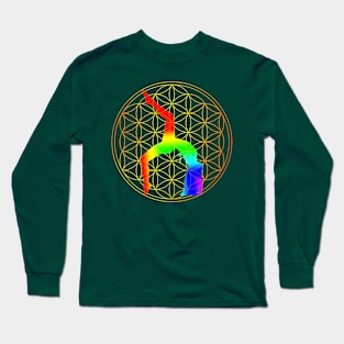 Yoga Wheel of Life Long Sleeve T-Shirt